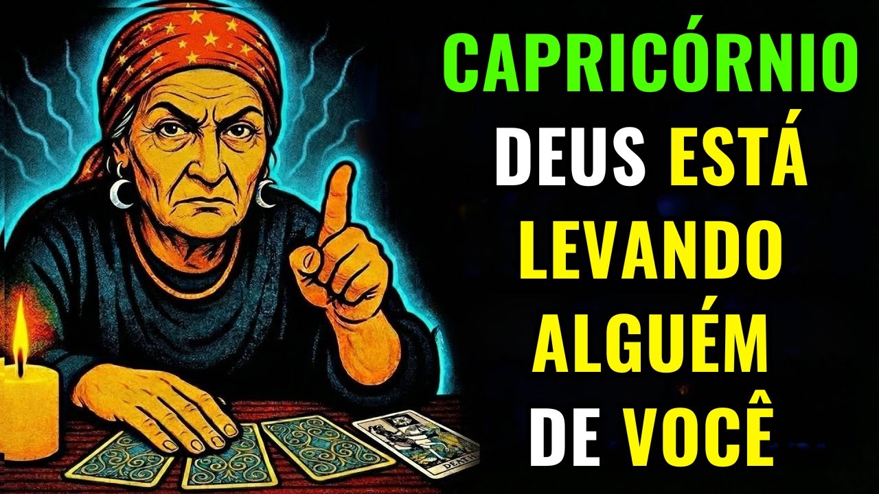CAPRICÓRNIO ♑⚡ DEUS LEVA ALGUÉM EMBORA 😢 O VAZIO SERÁ ENORME… MAS UM MILAGRE CHEGA ✨