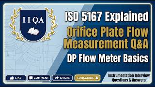 ISO 5167 Explained | Orifice Plate Flow Measurement Interview Questions & Answers |DP Flow Basics