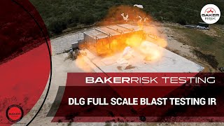 BakerRisk DLG Full Scale Blast Testing IR Test Drone Video