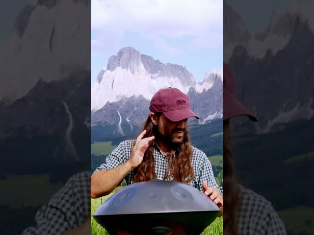 Playing My HandPan in the Alps 🗻