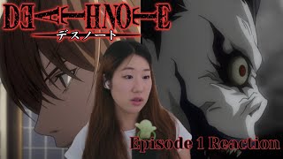 SISTER WATCHES ANIME FOR THE FIRST TIME! | DEATH NOTE EP.1