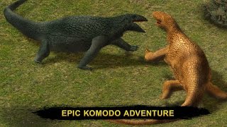 🦎👍Komodo Dragon Simulator 3D   A Predator Reptiles Adventure in Wilderness - Mobile Game screenshot 1