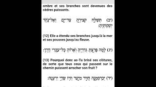 Tehilim - Psaume 80 Chanté En Hébreu Sous Titré En Francais