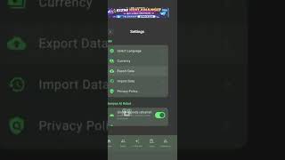 Hamyon AI data import and export
