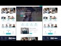 Complete responsive elearning  education  training website template design  free website code