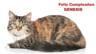 Genesis pronunciación en español -   Cats Gatos - Happy Birthday