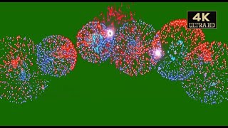 fireworks green screen stock videos in 4K free @greenscreen4k