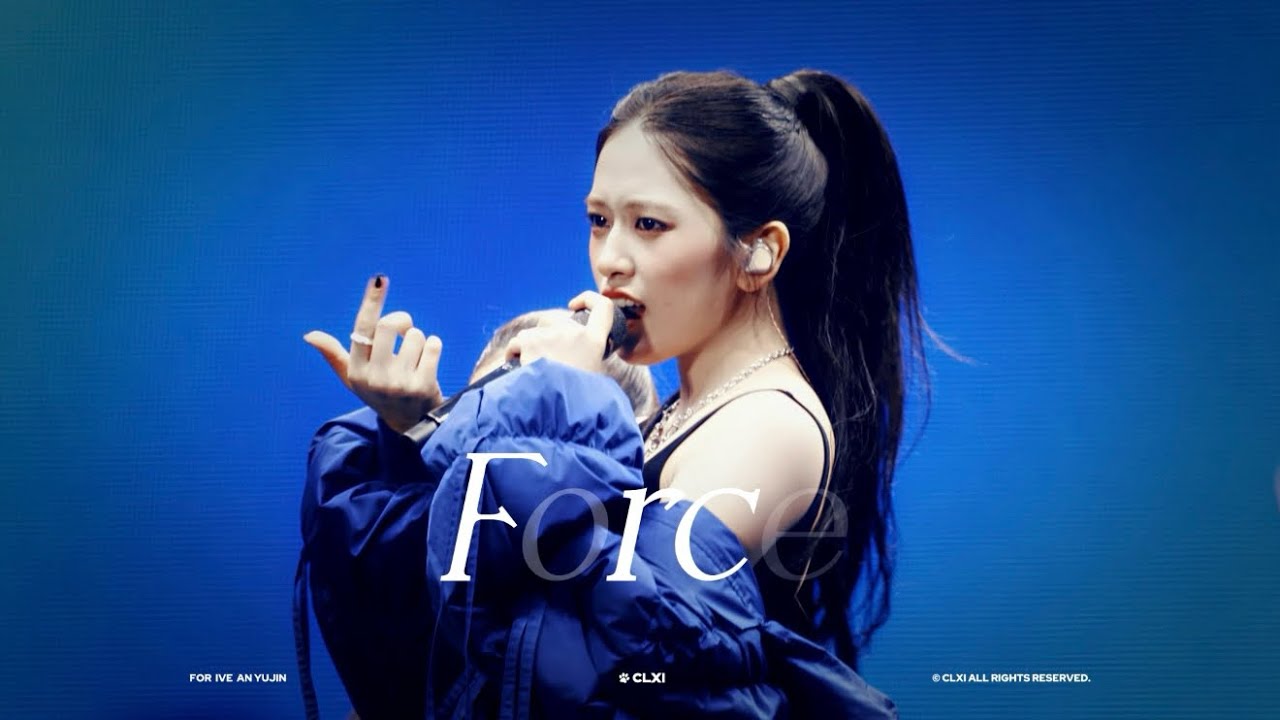 【4K】 'FORCE‘ 3Days mix ver. SHOW WHAT I AM IN SEOUL IVE ANYUJIN FOCUS FANCAM