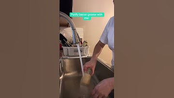 Bacon Grease & Water Hack #savethegrease #fok #bacongrease #porklard #bacon