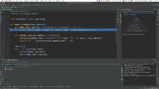 Pascal’s Triangle with Python