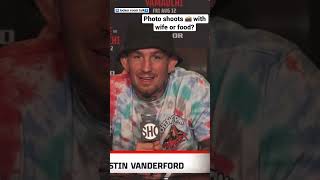 Austin Vanderford bellator 284 | photo shoot with wife or food? #bellator #mma #bellator284