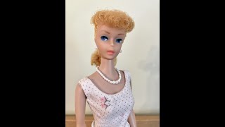 How To Reset A Top Knot On A Vintage Ponytail Barbie Doll!