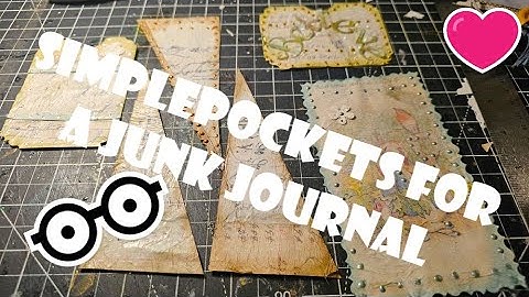 Easy Pockets & Tucks from a Masterboard for Junk Journals!! The Paper Outpost!