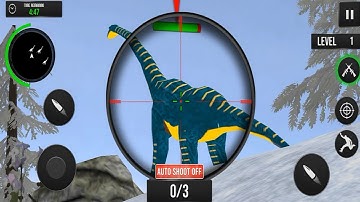 Wild Dinosaur Hunting Attack_Android ios Gameplay - iGames0803 Part 9
