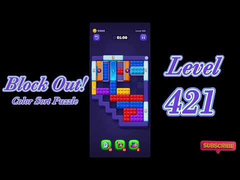 Block Out Level 421 Guide: Door Matching and Move Order