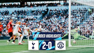 TOTTENHAM HOTSPUR 2-0 MANCHESTER UNITED // PREMIER LEAGUE EXTENDED HIGHLIGHTS