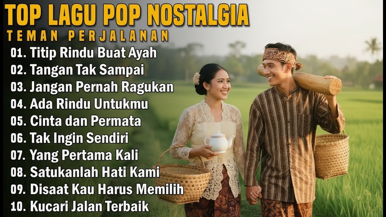 10 LAGU POP NOSTALGIA 80–90AN TERPOPULER SEPANJANG MASA | TEMBANG KENANGAN LAWAS NONSTOP