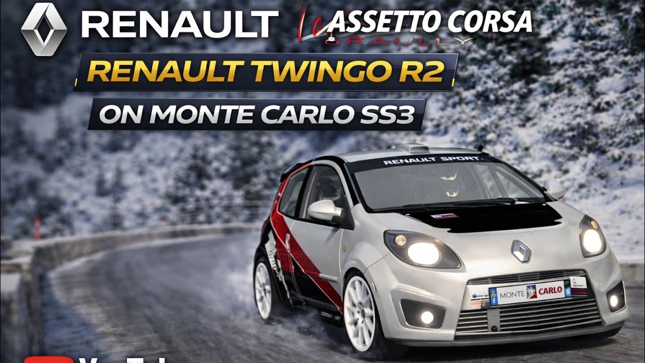 Assetto Corsa Rally | Renault Twingo R2 on Monte Carlo SS3