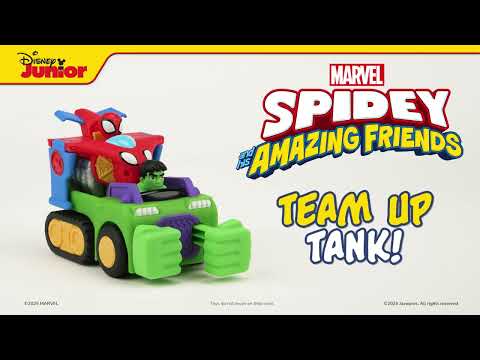 Spidey And His Amazing Friends Team Up Tank Playset