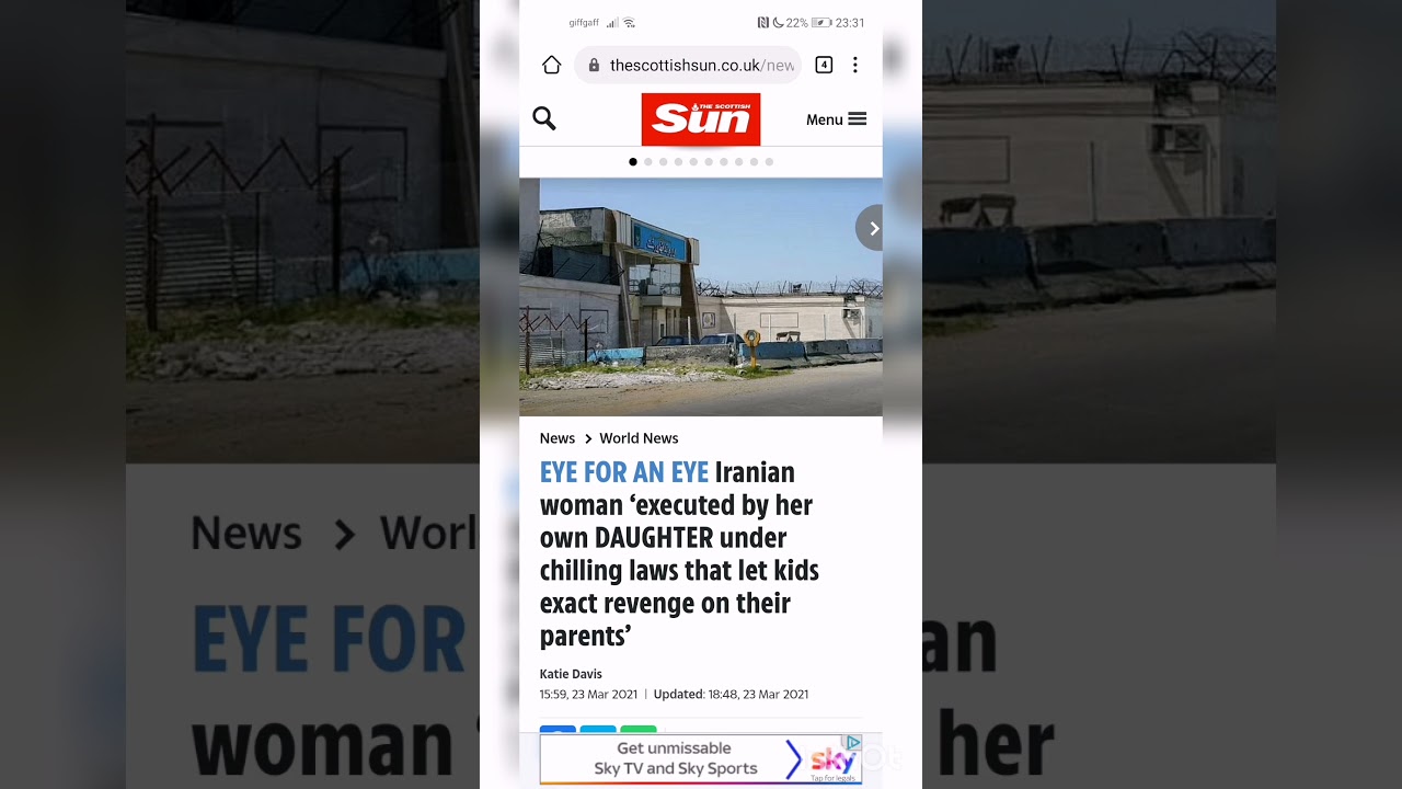 Iranian Woman Executed by Daughter under QISAS 