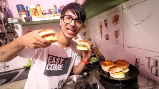 Burger For Family  At Home