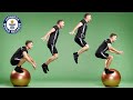 Fastest time to jump across 10 exercise balls - Guinness World Records