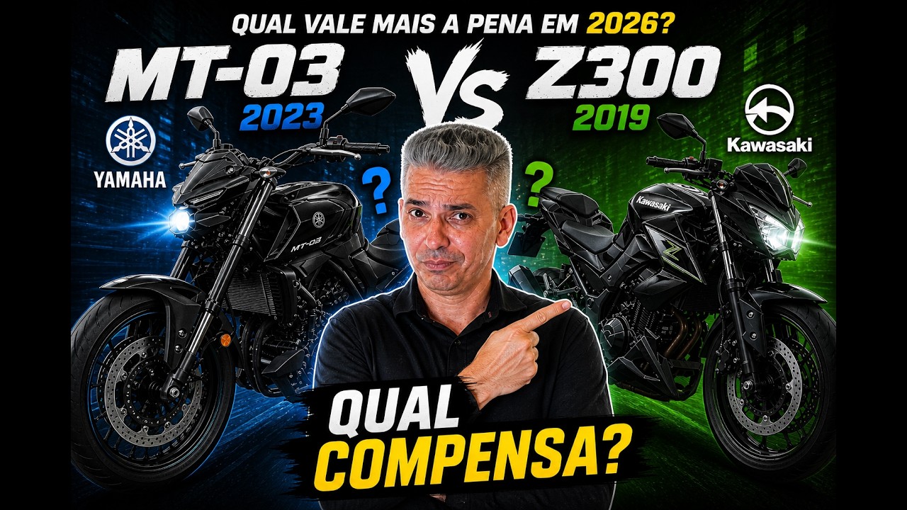 A comparison between the MT03 and Z300, Yamaha vs. Kawasaki. Which