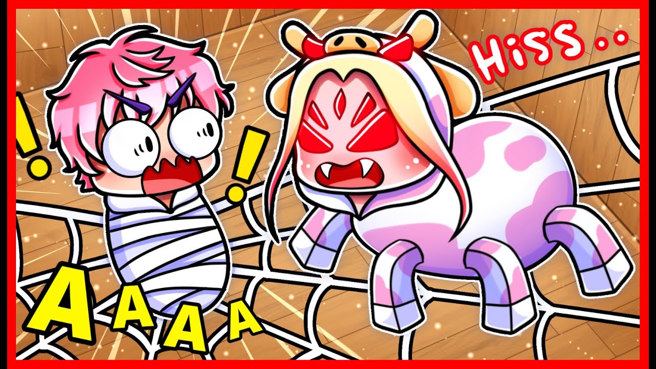 ATUN DI MAKAN MONSTER LABA LABA MOMON !! Feat @sapipurba Roblox