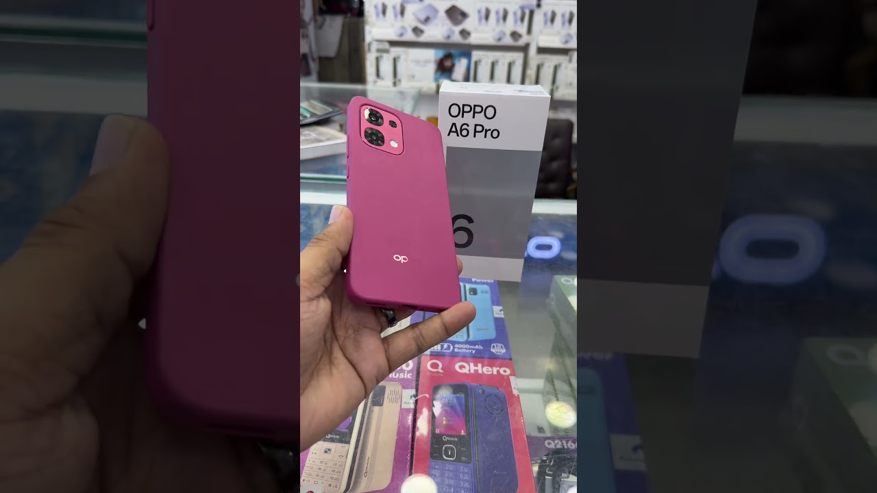 Oppo A6 pro in display fingerprint sensor check 