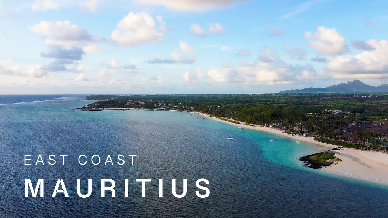 East Coast Mauritius by Drone - Travel Video 4K