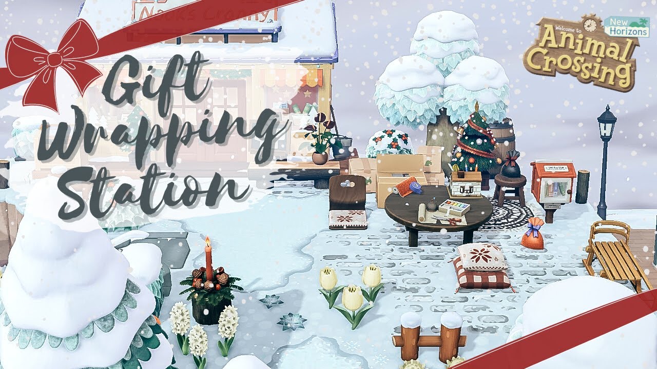 Gift Wrapping Station Speed Build Animal Crossing New Horizons Gift Wrapping Station Wrapping Station Animal Crossing