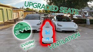 Tesla Model 3 / Y Performance Sport Seats Retrofit with Ventilated Seat