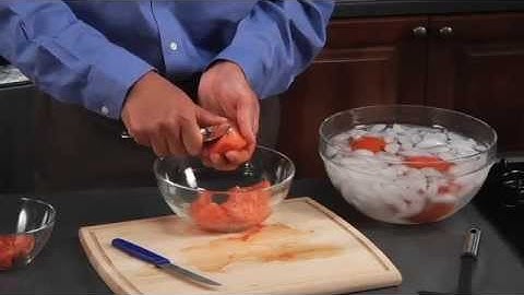 HOW TO Peel and Seed Tomatoes