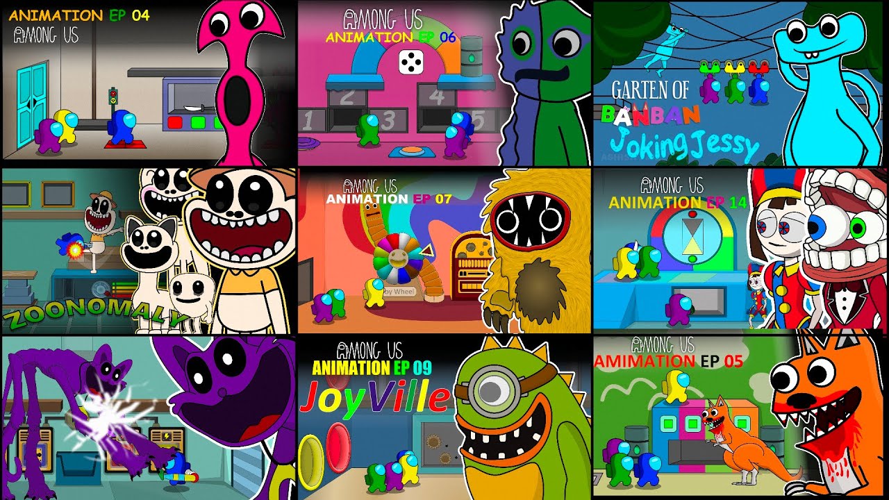 Garten of Banban 7 Syringeon Bosses + Game - animation vs among us zombies