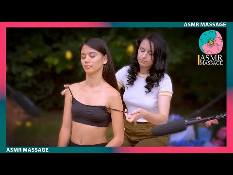 ASMR Outdoor Back Massage by Anna: Nature's Symphony Meets Sublime Strokes