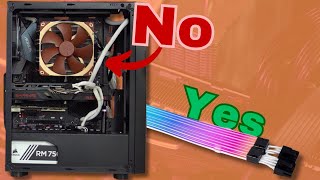How To Fix UGLY Graphics Card PCIe Cables Wealth