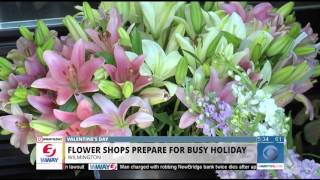 Flower shop prepare for busy Valentine's Day