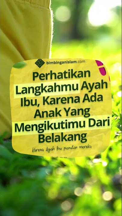 orang tua pasti akan dimintai pertanggung jawaban #shorts