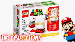 LEGO Super Mario: Fire Power Up Pack Instructions! 71370