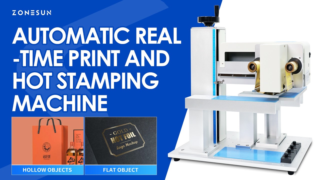 Zonesun ZS-8025D Digital Hot Foil Stamping Machine for Boxes