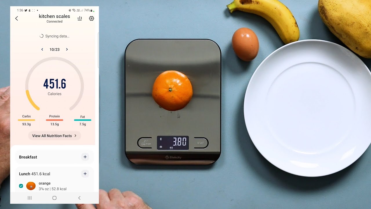 ETEKCITY KITCHEN SCALE TUTORIAL & REVIEW 