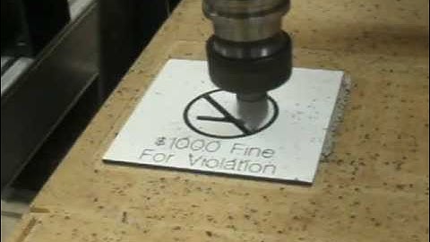 Engraving with a Techno CNC Router (Part 2)