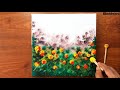 Poppies/Easy Step by Step Acrylic Painting
