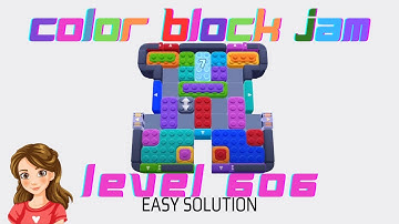 Color Block Jam Level 606 Easy Solution Walkthrough