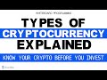 6 Cryptocurrency Types Explained π°