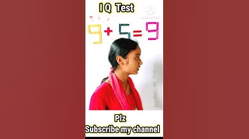 9+5=9 Balance this equation by move 1 stick | #mindgame #challenge #iqtest#iq #shorts #matchstick