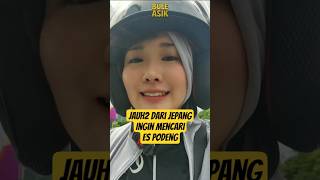 Reaksi Mbk Jepang Bertemu Penjual Es Podeng #shorts