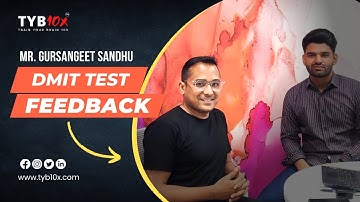 DMIT Test and Counseling Feedback: Insights from Young Graduate Mr. Gursangeet Sandhu
