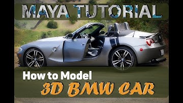 BMW 3D Car Modeling Time-lapse  |  Autodesk Maya 2023