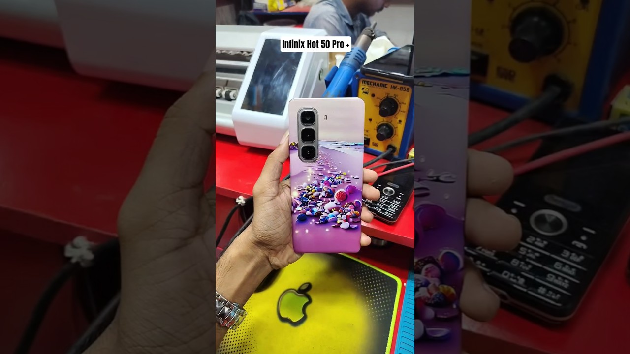 Infinix Hot 50 Pro + Back Sticker #foryou #shorts #short #sticker